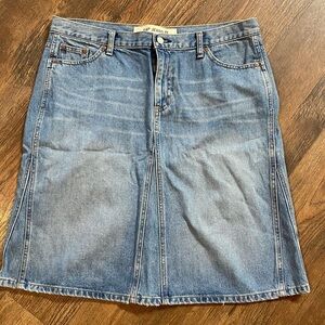 Gap Y2K MIDI denim skirt